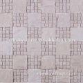 SKY-M046 Beige White Marble Non Slip mosaic tile